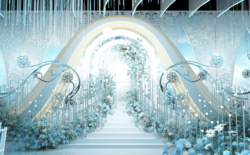 富民釡香烙馍村水晶厅效果展示